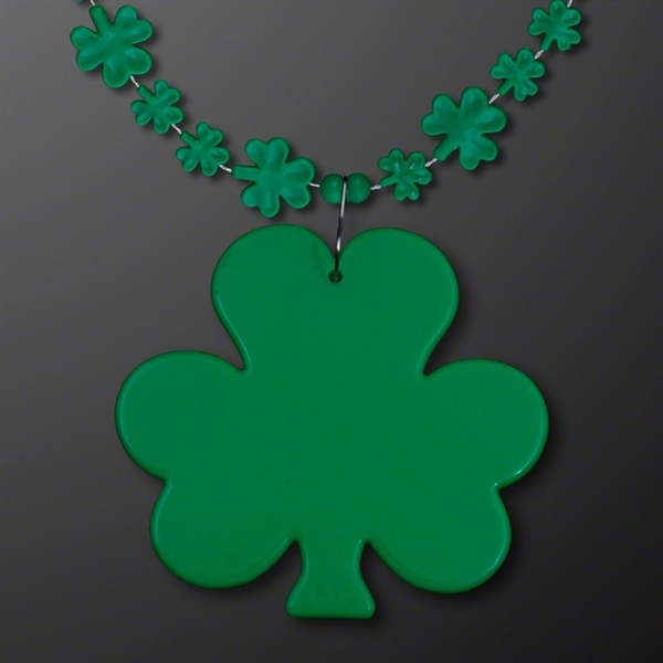 Lil' Shamrock Beads with Medallion (NON-Light Up) - Lil' Shamrock Beads with Medallion (NON-Light Up) - Image 1 of 1