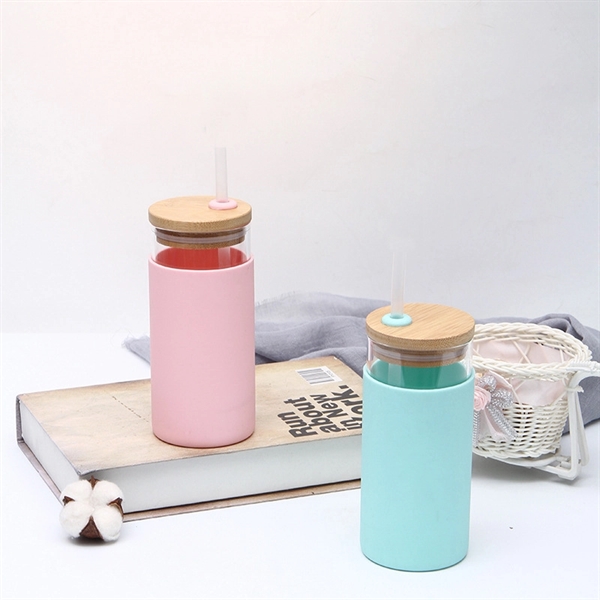 17oz Glass Tumbler Water Bottle - 17oz Glass Tumbler Water Bottle - Image 6 of 6