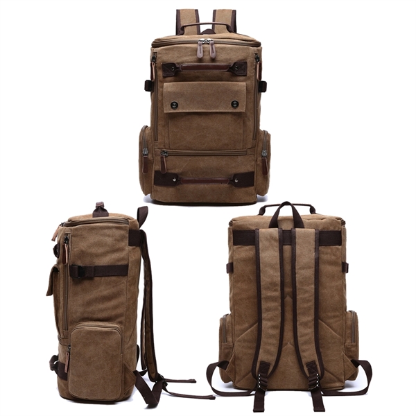 Heavy Canvas Hiking Backpack - Heavy Canvas Hiking Backpack - Image 0 of 6