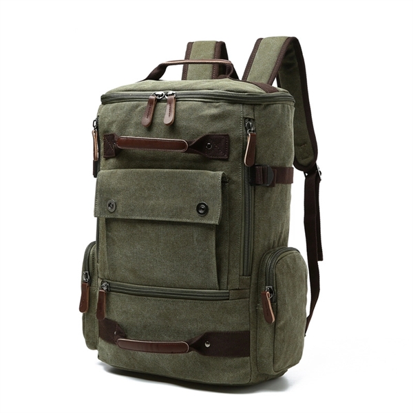 Heavy Canvas Hiking Backpack - Heavy Canvas Hiking Backpack - Image 4 of 6