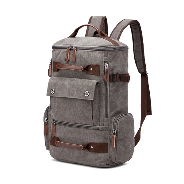 Heavy Canvas Hiking Backpack - Heavy Canvas Hiking Backpack - Image 5 of 6