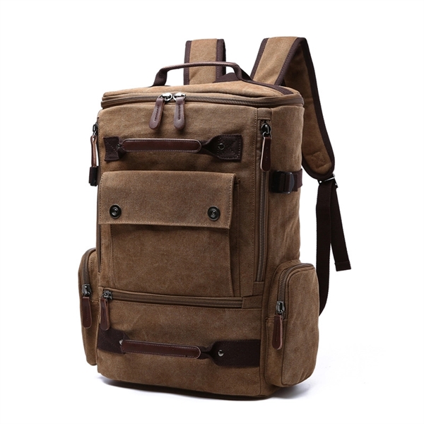 Heavy Canvas Hiking Backpack - Heavy Canvas Hiking Backpack - Image 6 of 6