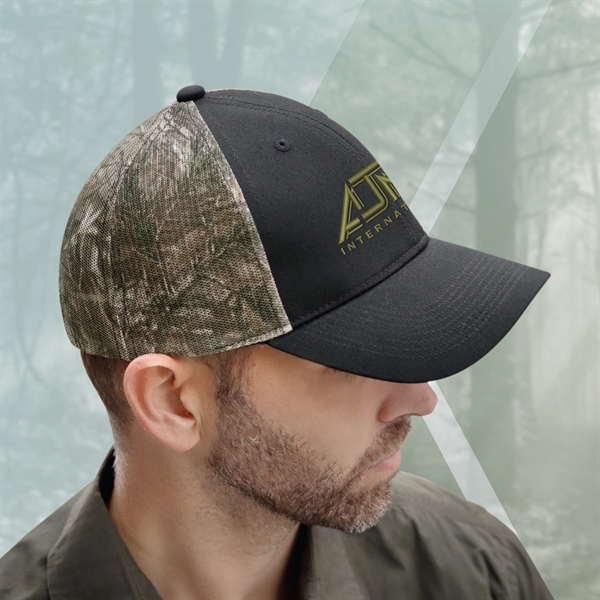 Deluxe Chino Twill /  Realtree XTRA Mesh Hunting Cap - Deluxe Chino Twill /  Realtree XTRA Mesh Hunting Cap - Image 2 of 6