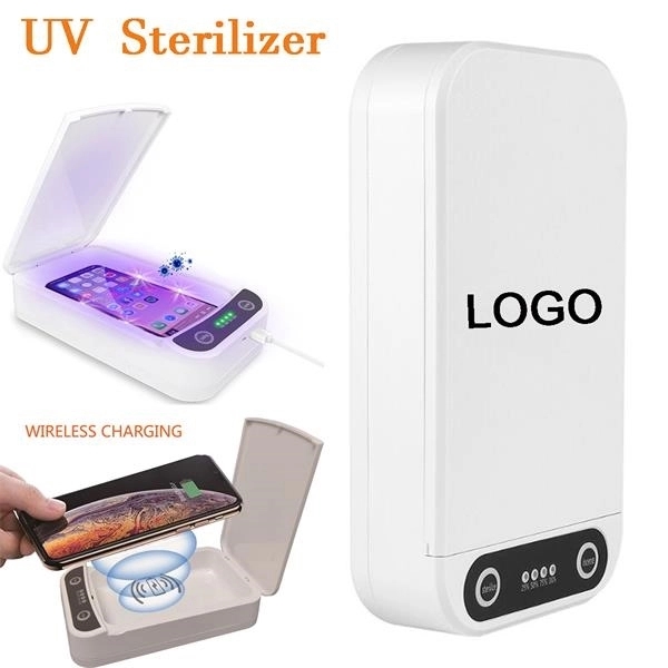 UV Sterilizer with Wireless Charger - UV Sterilizer with Wireless Charger - Image 0 of 3