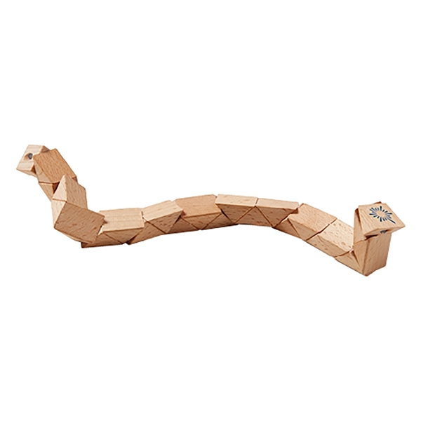 Wooden Snake Puzzle Toy - Wooden Snake Puzzle Toy - Image 3 of 5