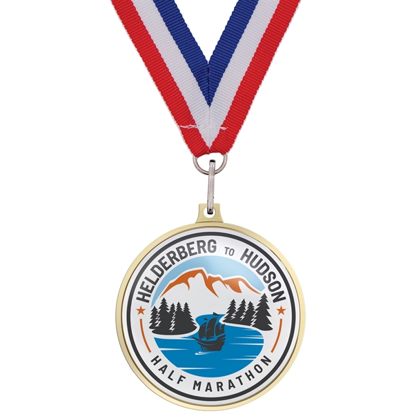 Speed Medal 2.5" w/ Full Color Dome Imprint - Speed Medal 2.5" w/ Full Color Dome Imprint - Image 4 of 9