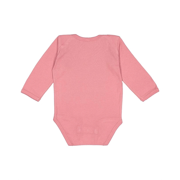 Rabbit Skins Infant Long Sleeve Baby Rib Bodysuit - Rabbit Skins Infant Long Sleeve Baby Rib Bodysuit - Image 36 of 44