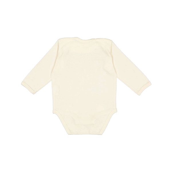 Rabbit Skins Infant Long Sleeve Baby Rib Bodysuit - Rabbit Skins Infant Long Sleeve Baby Rib Bodysuit - Image 38 of 44