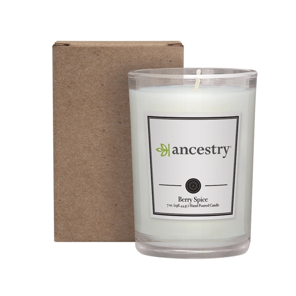 Custom 8 oz. Scented Tumbler Candle in a Cardboard Gift Box - Custom 8 oz. Scented Tumbler Candle in a Cardboard Gift Box - Image 0 of 1