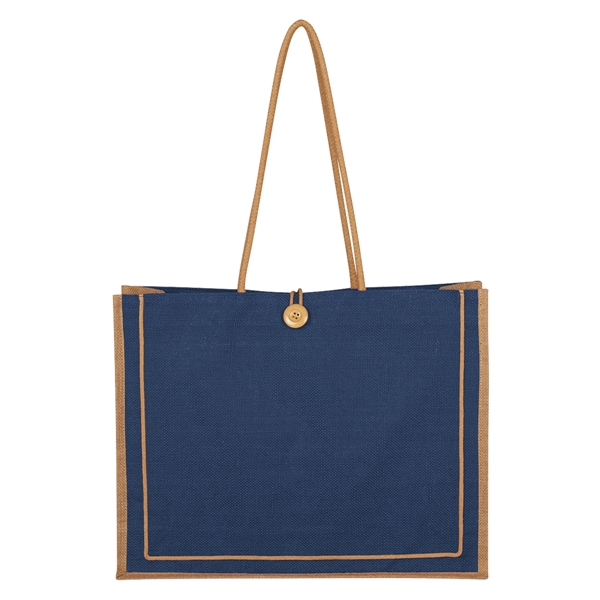 Paradise Jute Tote Bag - Paradise Jute Tote Bag - Image 6 of 17