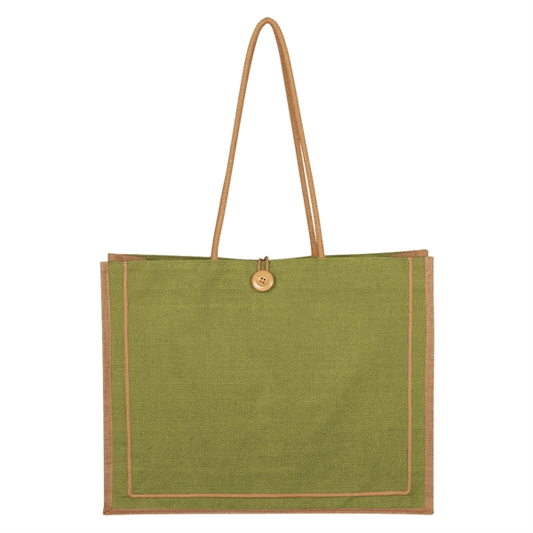 Paradise Jute Tote Bag - Paradise Jute Tote Bag - Image 7 of 17