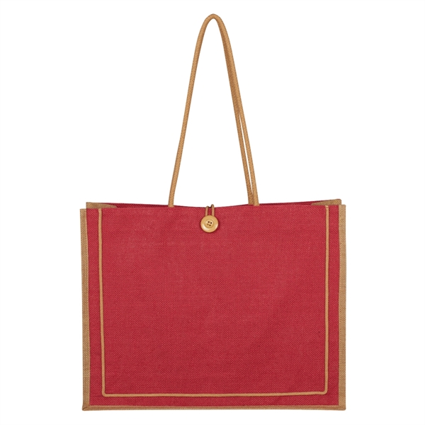 Paradise Jute Tote Bag - Paradise Jute Tote Bag - Image 14 of 17