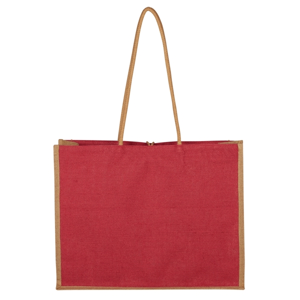 Paradise Jute Tote Bag - Paradise Jute Tote Bag - Image 17 of 17