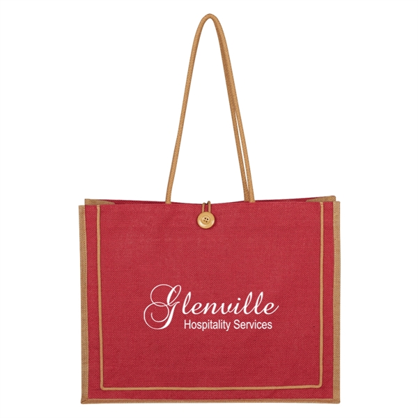 Paradise Jute Tote Bag - Paradise Jute Tote Bag - Image 13 of 17