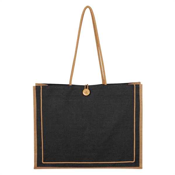Paradise Jute Tote Bag