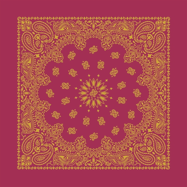 Metallic Paisley Bandanas - Imported - Metallic Paisley Bandanas - Imported - Image 5 of 6
