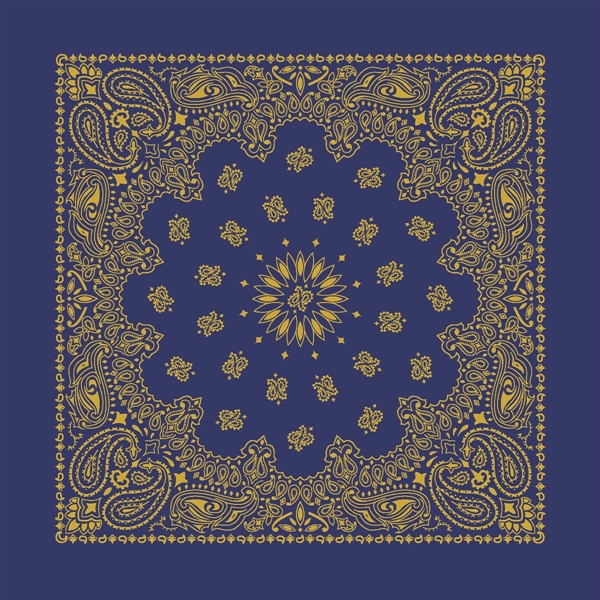 Metallic Paisley Bandanas - Imported - Metallic Paisley Bandanas - Imported - Image 2 of 6