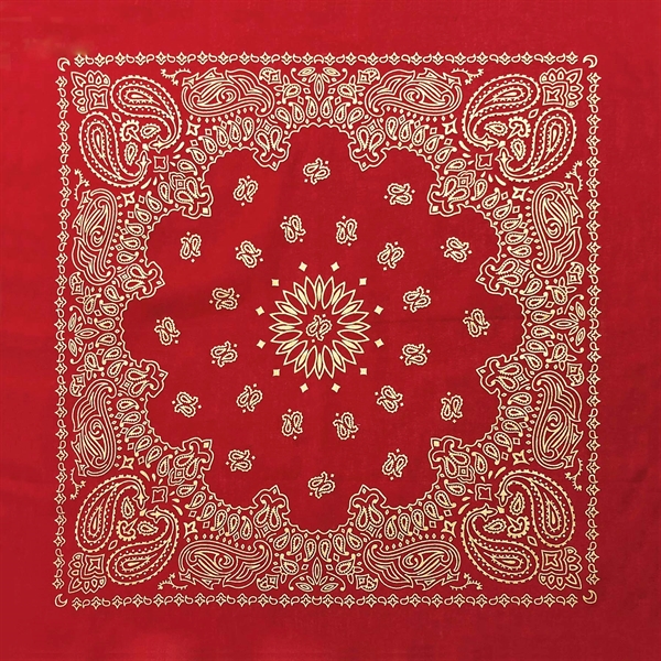 Metallic Paisley Bandanas - Imported - Metallic Paisley Bandanas - Imported - Image 3 of 6