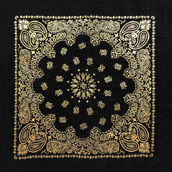 Metallic Paisley Bandanas - Imported - Metallic Paisley Bandanas - Imported - Image 0 of 6