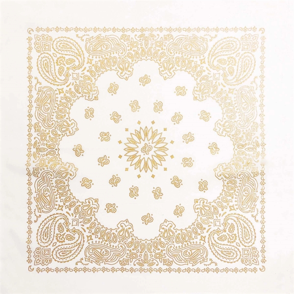 Metallic Paisley Bandanas - Imported - Metallic Paisley Bandanas - Imported - Image 6 of 6