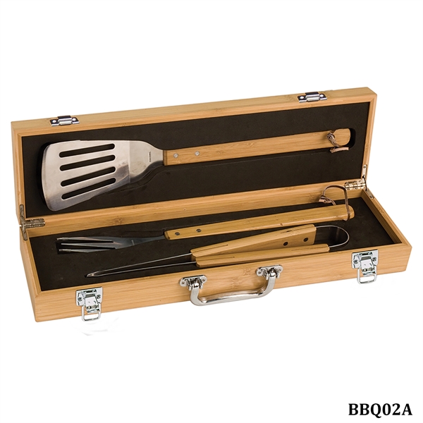 Laserable BBQ Gift Sets in a Variety of Finishes - Laserable BBQ Gift Sets in a Variety of Finishes - Image 1 of 2