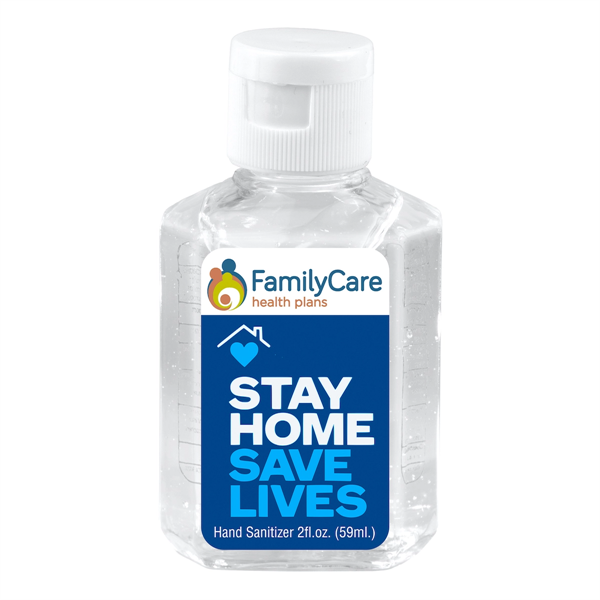 2.0 oz Hand Sanitizer Antibacterial Gel in Flip T - 2.0 oz Hand Sanitizer Antibacterial Gel in Flip T - Image 0 of 2