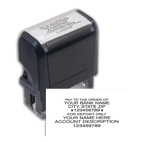 Endorsement Stamp, Self-Inking, Popular Layout - Endorsement Stamp, Self-Inking, Popular Layout - Image 0 of 1