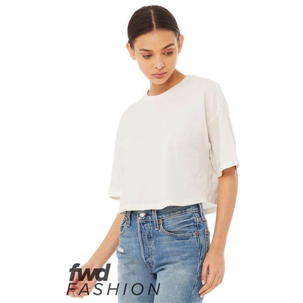 BELLA + CANVAS Women's Jersey Crop Tee - BELLA + CANVAS Women's Jersey Crop Tee - Image 10 of 16