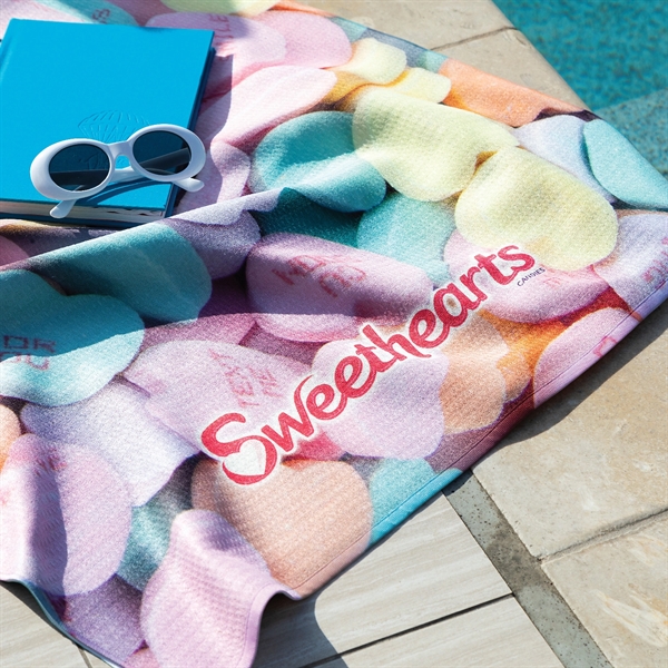 Subli-Waffle Beach Towel - Subli-Waffle Beach Towel - Image 1 of 1