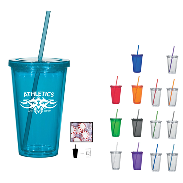 16 Oz. Customizable Tumbler with Candy - 16 Oz. Customizable Tumbler with Candy - Image 0 of 15