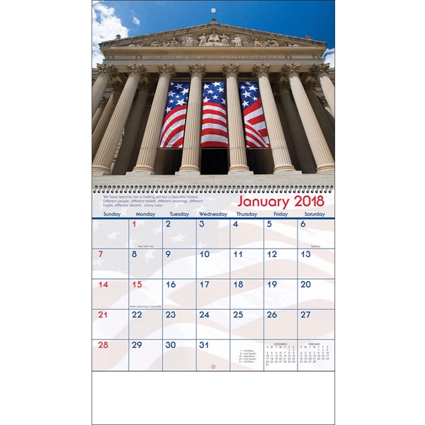 2021 American Pride Spring Wall Calendar - 2021 American Pride Spring Wall Calendar - Image 4 of 6