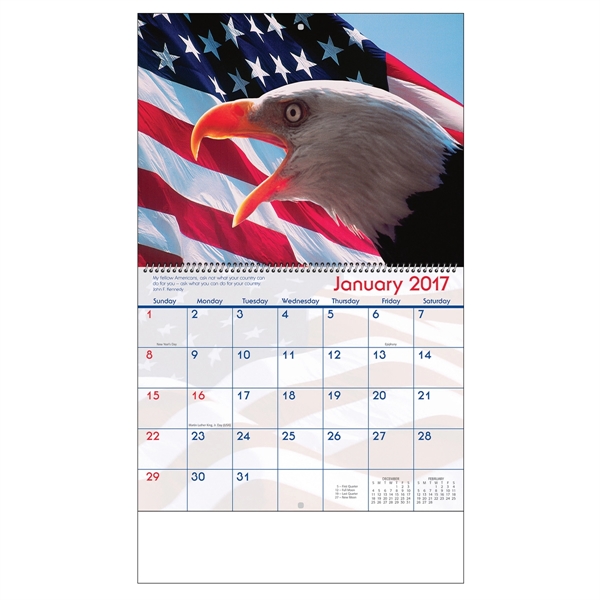 2021 American Pride Spring Wall Calendar - 2021 American Pride Spring Wall Calendar - Image 5 of 6
