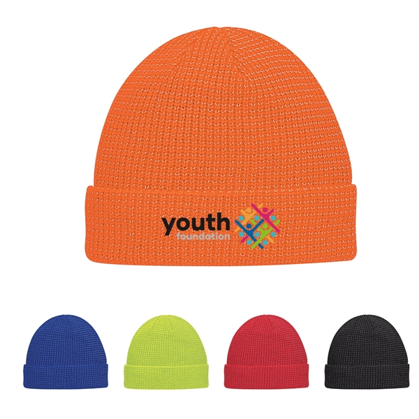 Acrylic Beanie with Cuff - Acrylic Beanie with Cuff - Image 0 of 6