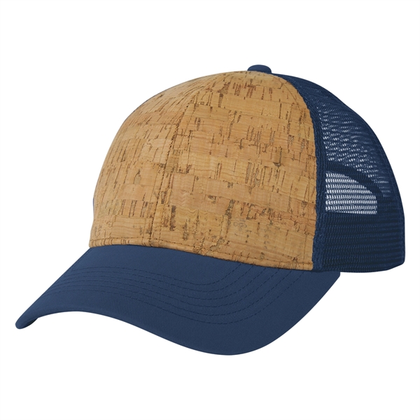 Eco-Friendly Cork Made Mesh Cap - Eco-Friendly Cork Made Mesh Cap - Image 2 of 6