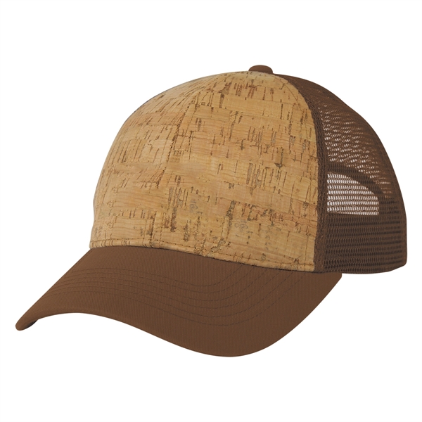 Eco-Friendly Cork Made Mesh Cap - Eco-Friendly Cork Made Mesh Cap - Image 3 of 6