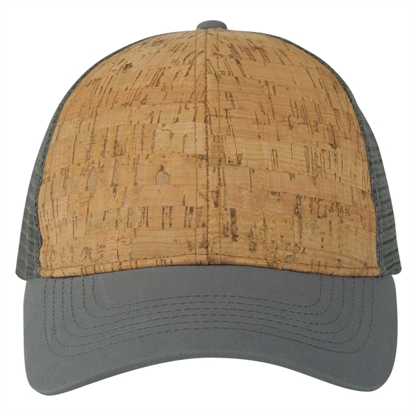 Eco-Friendly Cork Made Mesh Cap - Eco-Friendly Cork Made Mesh Cap - Image 5 of 6