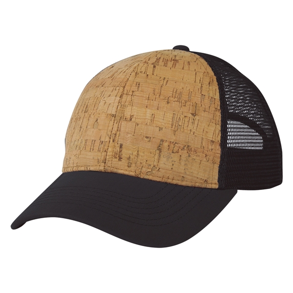 Eco-Friendly Cork Made Mesh Cap - Eco-Friendly Cork Made Mesh Cap - Image 6 of 6