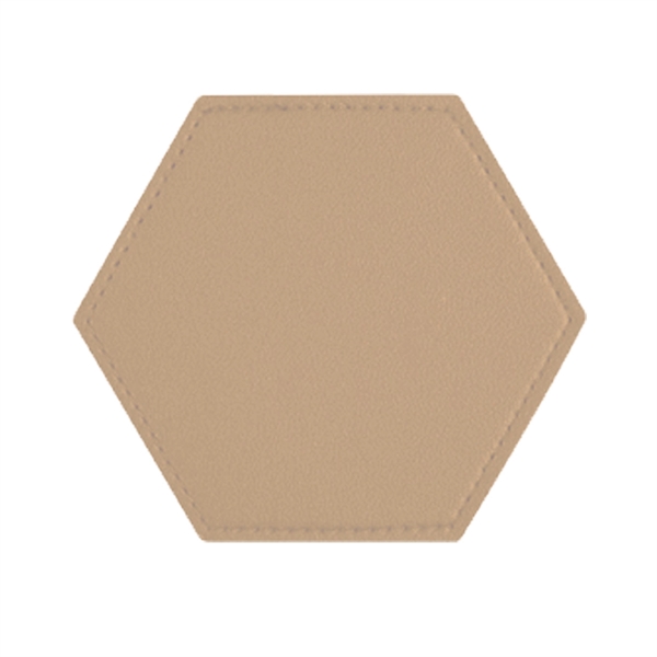 Leatherette Designed Coaster - Leatherette Designed Coaster - Image 0 of 5