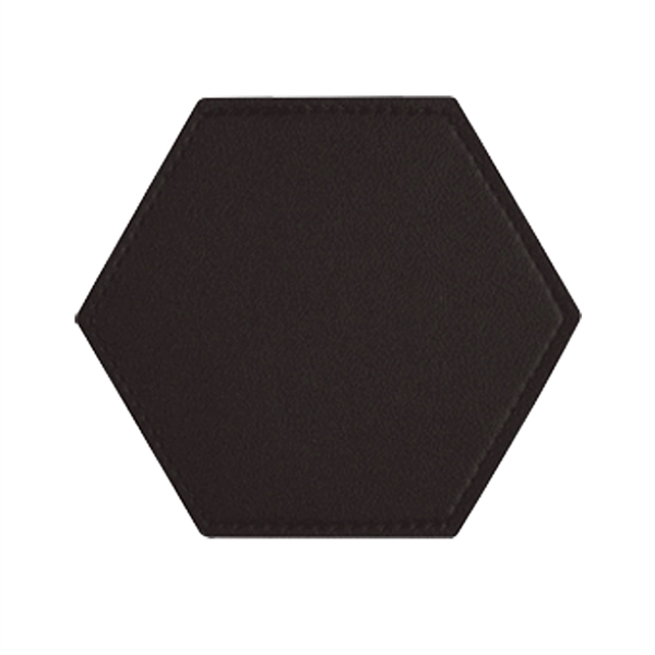 Leatherette Designed Coaster - Leatherette Designed Coaster - Image 4 of 5