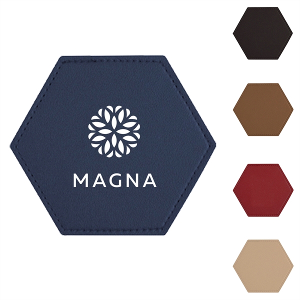 Leatherette Designed Coaster - Leatherette Designed Coaster - Image 5 of 5