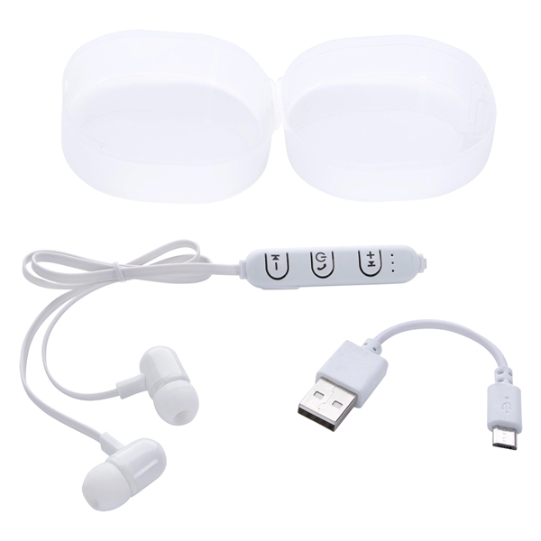 Wireless Earphones with Translucent Carrying Case - Wireless Earphones with Translucent Carrying Case - Image 2 of 6