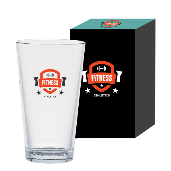 16 Oz. Classic Pint Glass With Custom Box - 16 Oz. Classic Pint Glass With Custom Box - Image 0 of 1