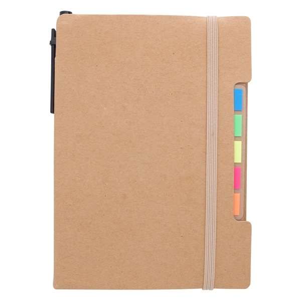 Notebook with Pen and Sticky Flags - Notebook with Pen and Sticky Flags - Image 2 of 8