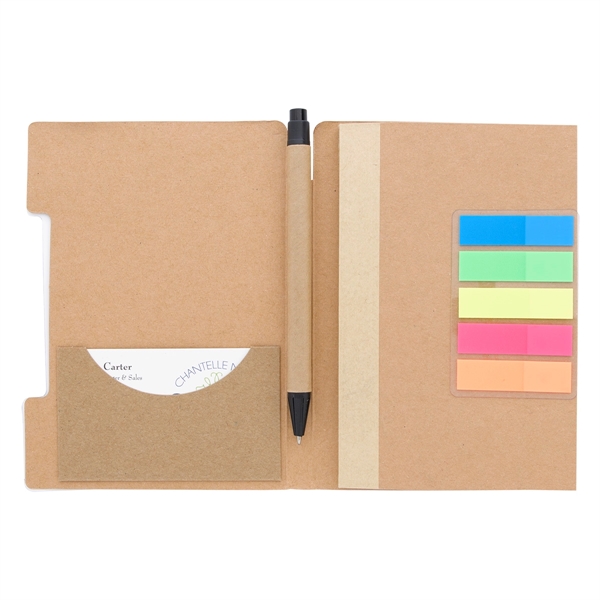 Notebook with Pen and Sticky Flags - Notebook with Pen and Sticky Flags - Image 5 of 8