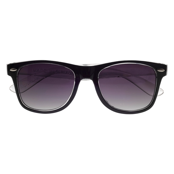 Bicolored Translucent Wayfare-Like Sunglasses - Bicolored Translucent Wayfare-Like Sunglasses - Image 6 of 9
