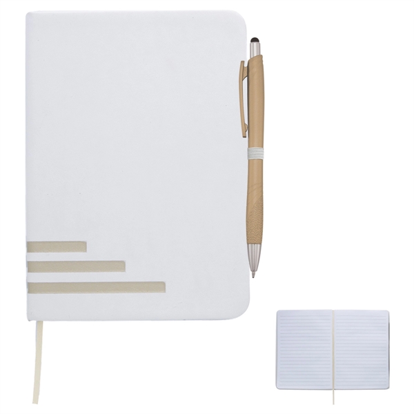 Metallic Accented Journal with Stylus - Metallic Accented Journal with Stylus - Image 1 of 2