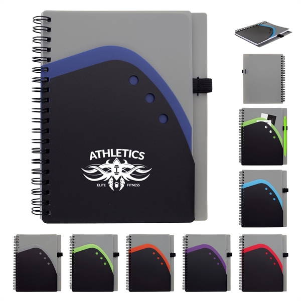 Sleek Double-Tone Jotter - Sleek Double-Tone Jotter - Image 0 of 10