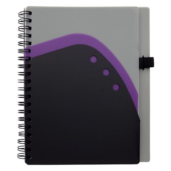 Sleek Double-Tone Jotter - Sleek Double-Tone Jotter - Image 8 of 10