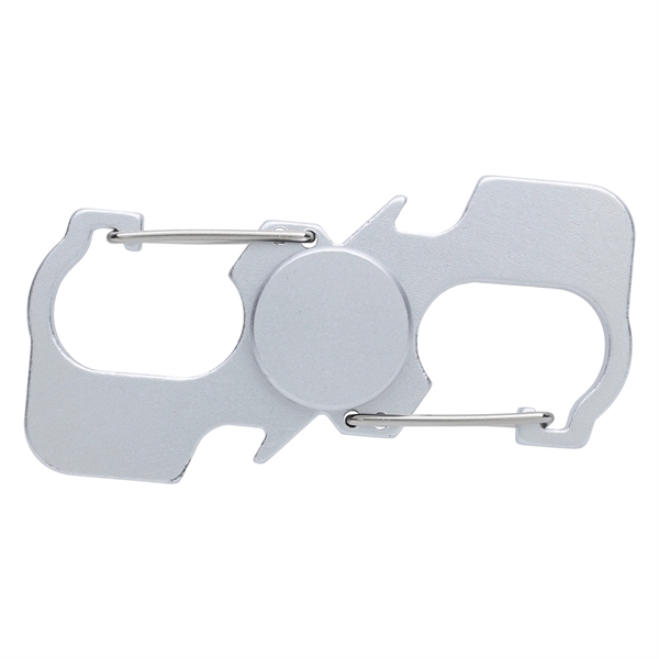 Handy Carabiner Fidget Spinner and Bottle Opener - Handy Carabiner Fidget Spinner and Bottle Opener - Image 0 of 4