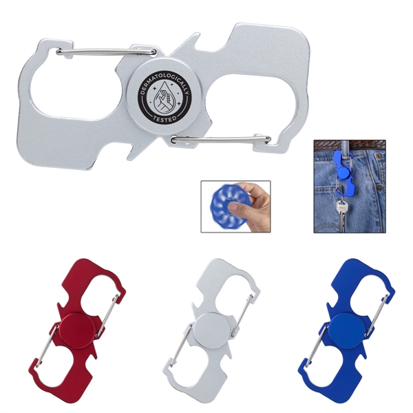 Handy Carabiner Fidget Spinner and Bottle Opener - Handy Carabiner Fidget Spinner and Bottle Opener - Image 4 of 4